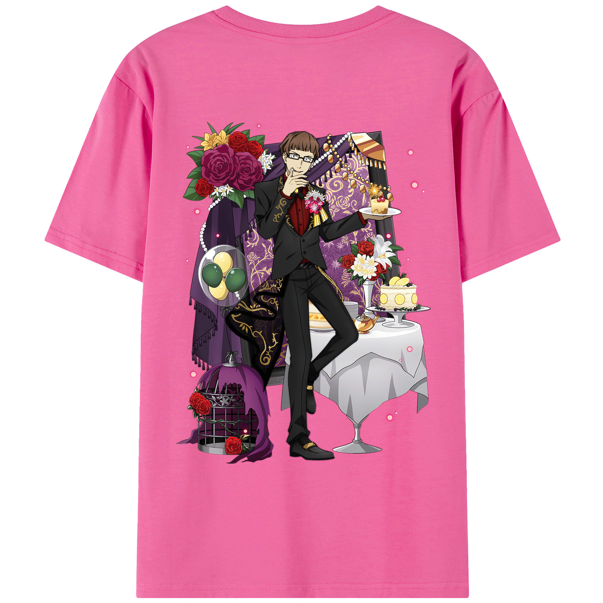 （画像用） 文豪ストレイドッグス Bungo Stray Dogs レディース半袖Tシャツ(バックプリント)